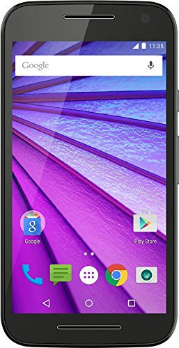 Motorola Moto G 3rd Generation Smartphone (5.0 Touch Screen, 8 GB Storage, Android 5.1.1) – Black