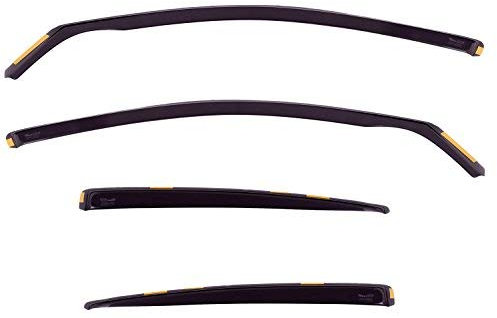 Car Lux AR03332 Déflecteurs coupe-vent pour vitres avant et arrière de voiture