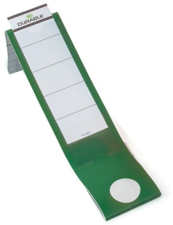 Durable Ordofix Ordner-Etiketten (60 mm breit, 10 Stück pro Packung), 10 Packungen grün