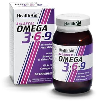 HealthAid Omega 3-6 - 9-60 Capsules
