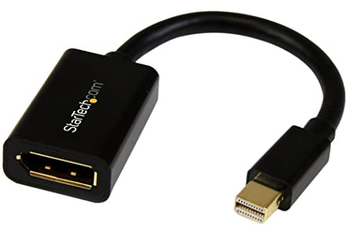 StarTech.com Adaptateur Mini DisplayPort vers DisplayPort - Vidéo UHD 4K x 2K - Convertisseur Mini DP vers DP - Adaptateur Mini DP vers DP 1.2 - mDP PC vers Moniteur/Affichage DP (MDP2DPMF6IN)