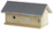 Esschert Design Hummelhaus, Hummelnistkasten, Metalldach, Deckel klappbar, mit Zwei Kammern, ca. 29 cm x 17 cm x 15,5 cm