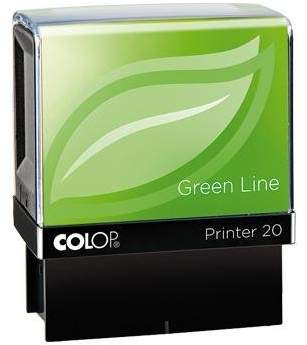 COLOP P20GLSIG Signed Unchecked Green Line Word Stamp