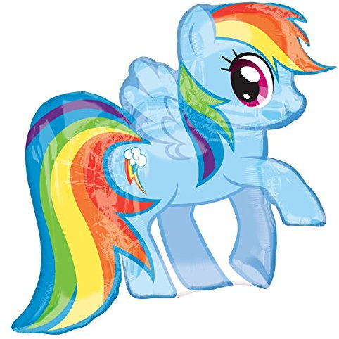 My Little Pony-Geburtstagsfeier-Dash Supershape Folienballon [Spielzeug]