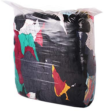 TheChemicalHut 10kg of 100% Cotton Wiping Polishing Rags. Extra Absorbancy ideal for Garages & Cleaning - Comes with TCH Antibacterial Pen!