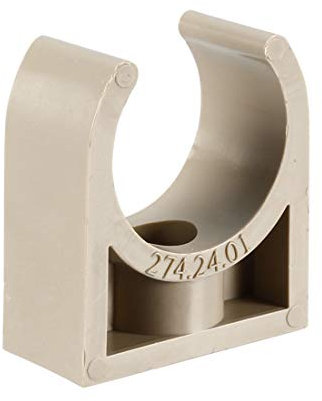 uxcell PPR Water Pipe Clamps Clips, 3/4 (25mm) TV Trays Tubing Hose Hanger Support Pex Tubing, 10Pcs