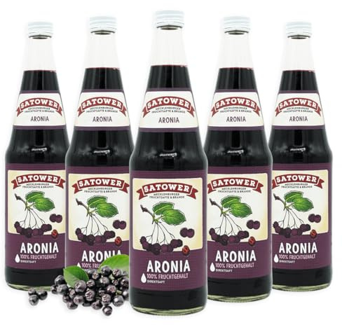12 x 0,7l Aroniasaft (100% Direktsaft) - Original Satower