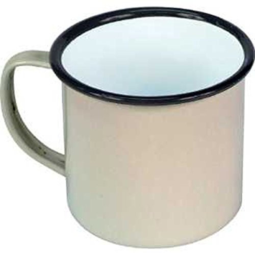 Falcon Enamel 8cm Mug - Cream - (550018)