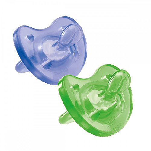 CHICCO GOMMOTTO SOFT SILICONE VERDE-LILLA 12M+