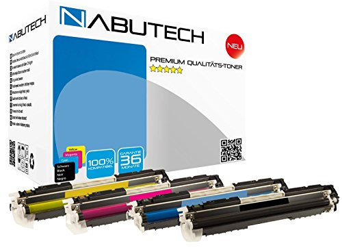 Nabutech 4 Toner kompatibel für Samsung CLP-620 CLP (1Set 126a CMYK Business)