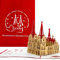 3D Pop Up Karte Kölner Dom - Herzlichen Glückwunsch - Köln Souvenir als Geburtstagskarte, Hochzeitskarte, Reisegutschein, Geschenk, Glückwunschkarte zum Geburtstag, Souvenir & Fanartikel