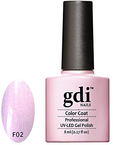 GDI Nails Classic 'F' Range UV LED Soak Off Gel Nail Polish Varnish - F02, 8ml