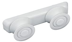 ORIGINAL Candy Hoover 49025291 Korbrollenhalter vordere Führungshalterung Rolle Rad Geschirrkorb für Oberkorb vorne komplett Spülmaschine Geschirrspüler