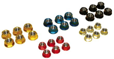 SPN10BU - Bike It Sprocket Nuts 10mm Blue