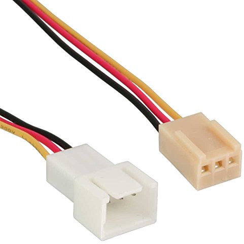 InLine Lüfterkabel Verlängerung, 3pol Molex St/Bu, Länge 30cm