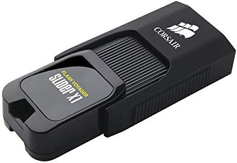 Corsair Flash Voyager Slider X1 - Lecteur de mémoire Flash USB 3.0 de 256 Gb Noir (Conception compacte) (CMFSL3X1-256GB)