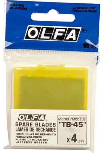 Olfa TB 45 (4 tlg.) - Schaber - Nutzklinge aus Kunststoff