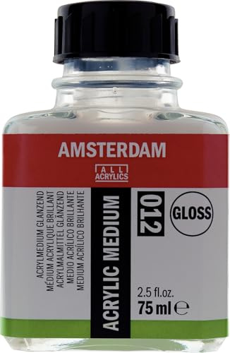 Amsterdam Malmittel - Acrylic Medium Gloss 012-75 ml - Verbessert die Flexibilität, trocknet klar, wasserfestes Finish