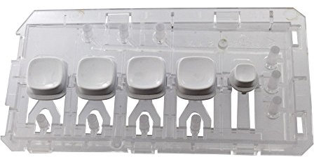Beko 2867700100 Washing Machine Light Guide Button Assembly for Beko WM5000/WM6000 Series