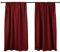 WOLTU 2er Set Gardinen, Verdunklungsvorhänge Blickdicht, Kräusebänder für Schiene, 250 g/m² Schwere Thermovorhänge kälteschutz lichtdicht, für Wohnzimmer Kinderzimmer, 140 x 175 cm, Bordeaux