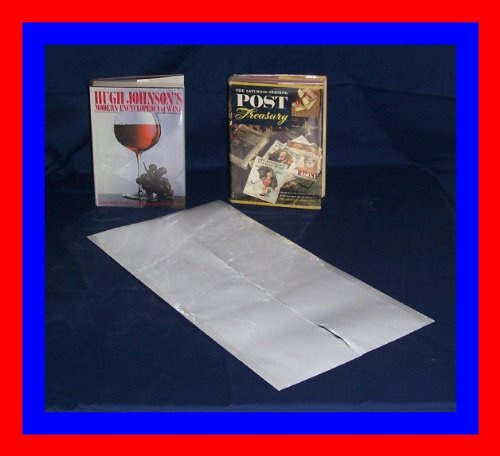 Brodart Buchumschlag zum Aufklappen, 25,4-27,9 x 61 cm, transparent/Mylar, verstellbar