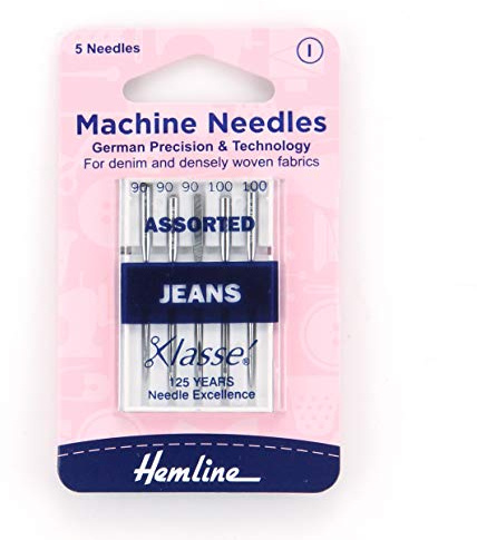 Hemline Machine Needles - Jeans Assorted