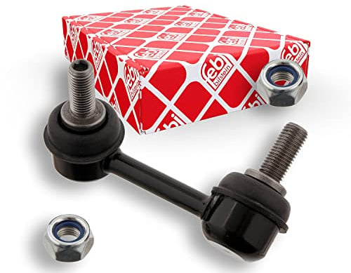 febi bilstein 28462 Verbindungsstange mit Sicherungsmuttern, 1 Stück | Kompatibel mit: HONDA CIVIC VIII Hatchback, CIVIC VIII Stufenheck