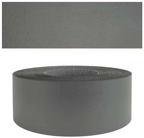 Mprofi MT® - Bordo Effetto Antracite | 45mm x 10m | Facile da Applicare | Bordo Cucina in Melaminico | Per Scaffali, Mobili e Pannelli | Termoadesivo Durevole | Spessore 0,50mm