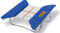 Eurotramp® Schultrampolin, Quadratisch, Blau, Stahlrahmen 120 x 120 cm, 32 Stahlfedern, für Schulen, beide Geschlechter