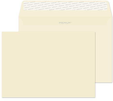 Blake Business | Cremefarbene Briefumschläge C5 (162 x 229 mm) | 25 Stück | 120 g/m² | FSC | Ohne Fenster | selbstklebend Cremefarbene Umschläge | fur Büro | Bürobedarf Briefumschläg/Kuvert (61454)