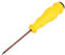 sourcing map Torx Tournevis T3 Magnétique Étoile Tournevis avec 3 S2Arbre et Antidérapant Jaune Poignée
