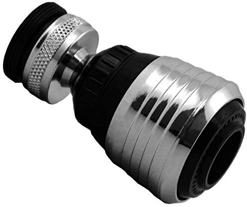 eyepower Wasserhahn Aufsatz 360° Schwenkbrause Perlator Sparventil Strahlregler