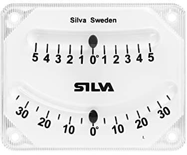 Silva Clinometer 10×80×100 mm IPX8 Clinómetro, Unisex Adulto, Transparente, Talla Única