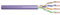 DIGITUS 305 m Cat 6 Netzwerkkabel - U-UTP Simplex - BauPVO Eca - PVC Mantel - 250 MHz Kupfer AWG 24/1 - PoE Kompatibel - LAN Kabel Verlegekabel Ethernet Kabel - Violett