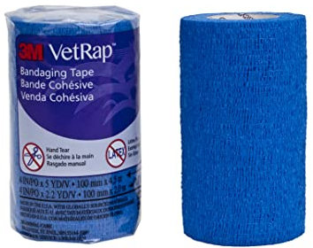 3M Vetrap Equine Kohäsives Bandagenband (10cm) (Blau)