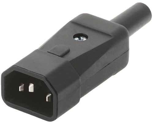 Bachmann Kaltgerätestecker, 915171, Schwarz