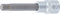 BGS Bit – Bussola, 1/2, esagonale, 100 mm lunga, 9 mm, 1 pezzi, 4268