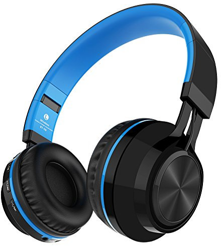 Bluetooth Headphones, Sound Intone BT-06 Swift 4.0 Wireless Stereo Headphones On Ear Headset, With HiFi Build in Microphone and Volume Control, Comes With Audio Cable, Compatible With Most Phones/ PC/ Tv/ iPhone/ Samsung/ Laptop(Blue)