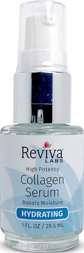 Reviva High Potency Collagen Face Serum Boosts Skin Moisture - 1 Oz