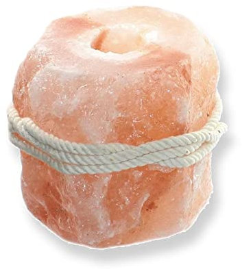 Budawi® Salzleckstein aus der Salt Range Pakistan ca.1,8 kg Salzstein Leckstein mit Kordel Einzelfutter für Pferde und Wildtiere (2)