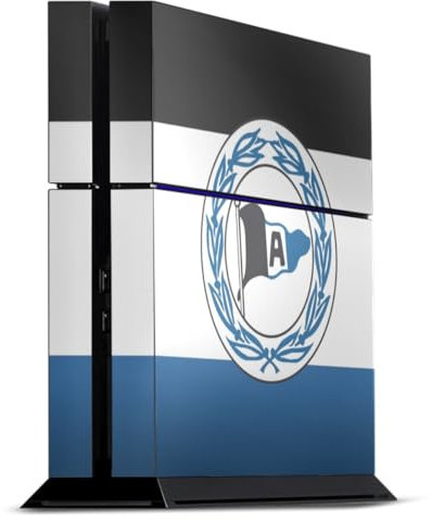 DeinDesign Skin kompatibel mit Sony Playstation 4 Folie Sticker Arminia Bielefeld Offizielles Lizenzprodukt Arminen
