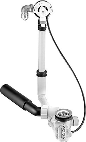 Hansa 05160100 Wannen-Zu- und Ablaufgarnitur Einbauset Hansafill 0516 verchromt