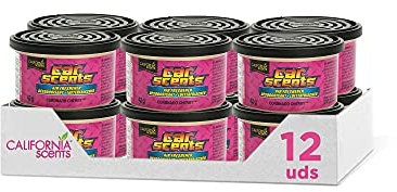 California Scents CCSCCx12 Lufterfrischer für Auto, Taxi, Büro, Zuhause, Duftrichtung Kirsche (Coronado Cherry), 12 Stücke