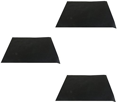 First4Spares Heavy Duty Universal PTFE Teflon Non-Stick BBQ Hotplate Griddle Grill Liner Pack of 3