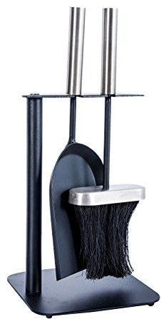 Black Country Metal Works “Birchdale Avenue” Fireplace Brush and Pan Set