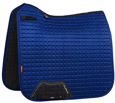 LeMieux Pro Sport Suede Dressage Square Small/Medium Benetton Blue