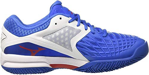 Mizuno Herren Wave Intense Tour 3 CC Tennisschuh, Mehrfarbig White Strongblue Chinesered, 45 EU