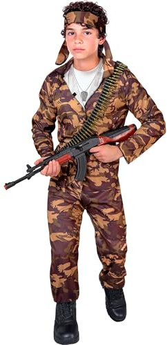 W WIDMANN MILANO Party Fashion - Kinderkostüm Soldat, Uniform, Faschingskostüme Kinder, Armee, Kostümset