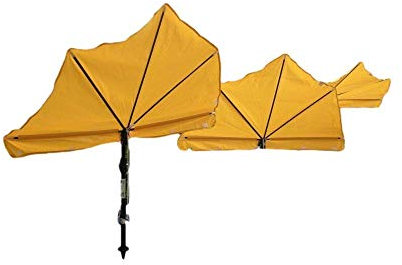 LIEGEN FÄCHERSCHIRM GELB Vertrieb - Holly mobiler Sonnenschutz-Mobile Sunshade Holly ® -