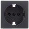 Simon - 82041-38 tapa enchufe 2p+tt schuko+segur s-82 grafito Ref. 6558238231